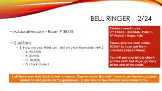 bell ringer 2 24