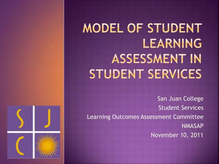 model of student learning assessment in student services