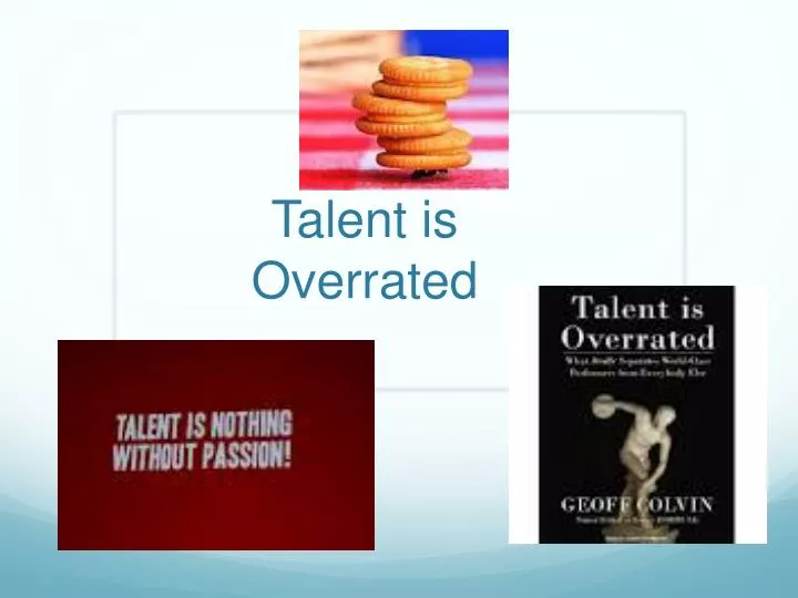 talent is overrated
