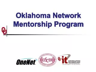 Oklahoma Network Mentorship Program