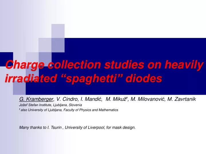 charge collection studies on heavily irradiated spaghetti diodes