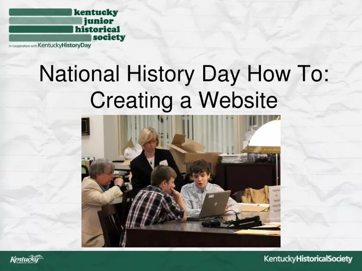national history day how to creating a website