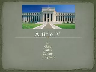 Article IV