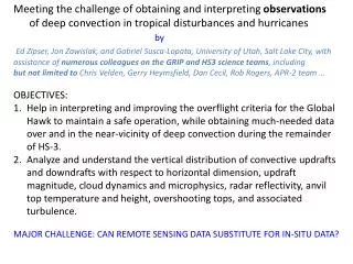 Meeting the challenge of obtaining and interpreting observations