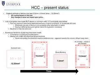 HCC – present status