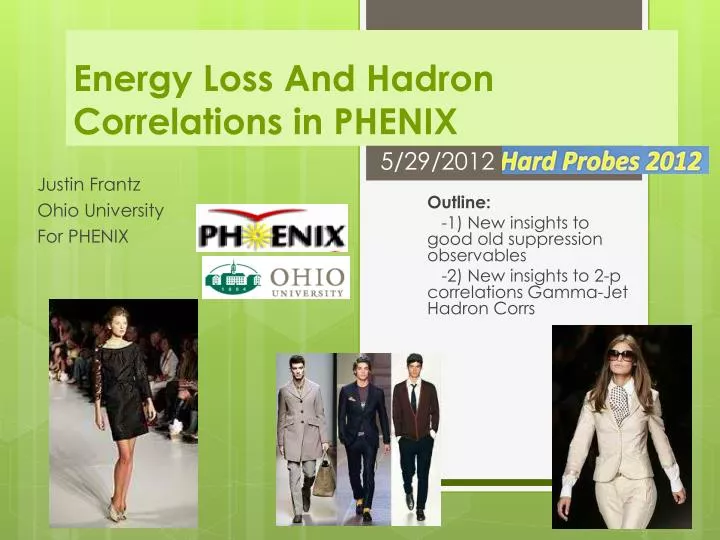 energy loss and hadron correlations in phenix