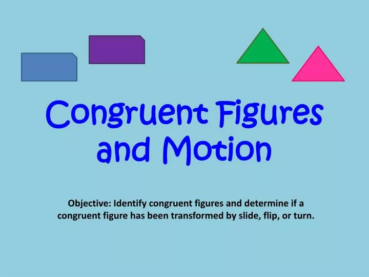 congruent figures and motion