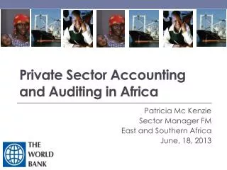 Private Sector Accounting and Auditing in Africa