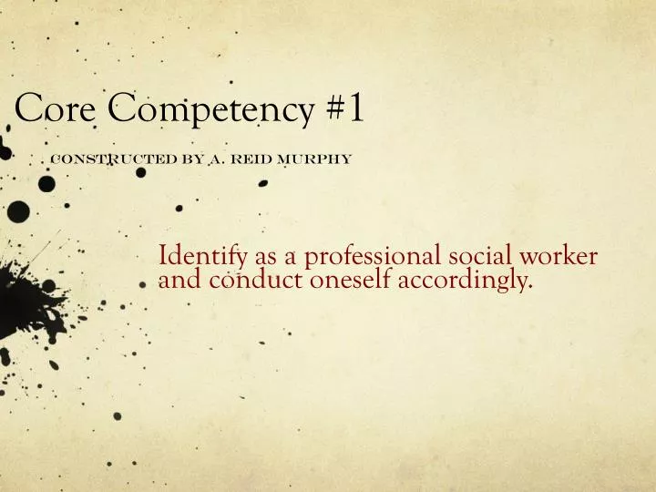 core competency 1