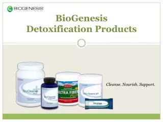 BioGenesis Detoxification Products