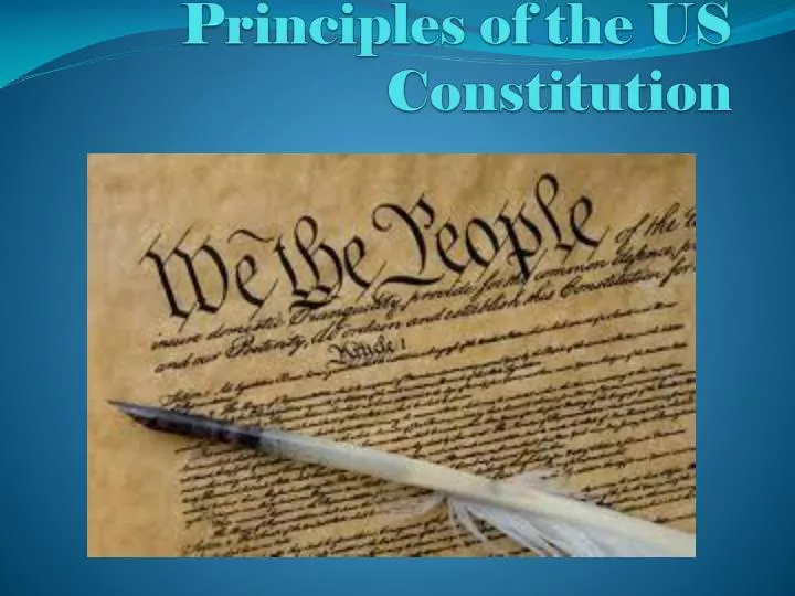 principles of the us constitution