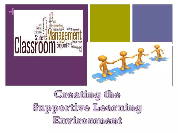 creating the supportive learning environment
