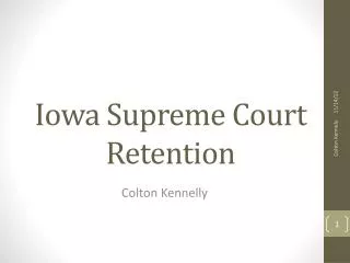 Iowa Supreme Court Retention