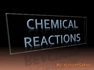 Chemical Reactions