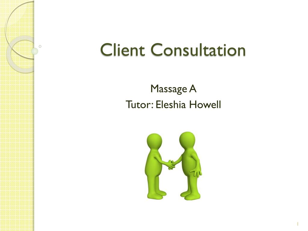 PPT - Client Consultation PowerPoint Presentation, free download - ID ...