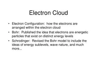 Electron Cloud