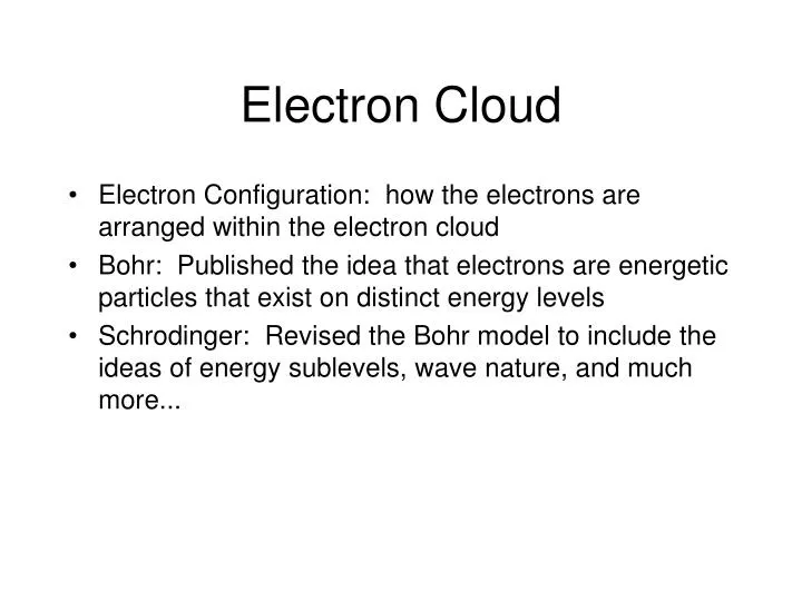 electron cloud