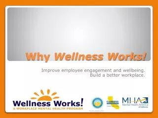 Why Wellness Works!