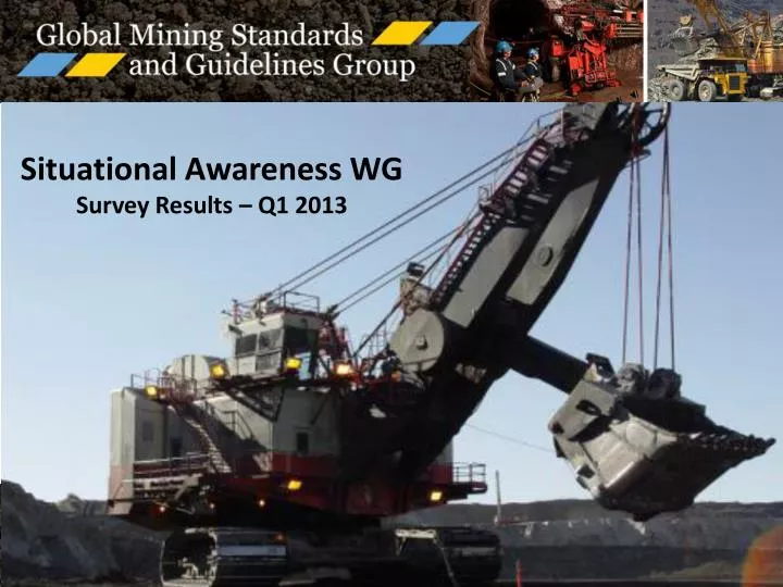 situational awareness wg survey results q1 2013