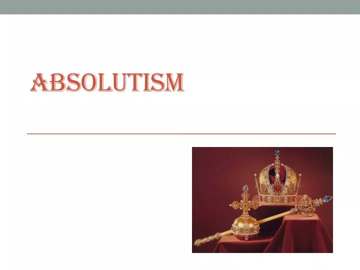 absolutism