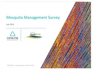 Mosquito Management Survey