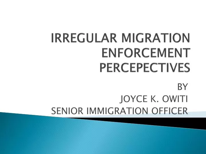 irregular migration enforcement percepectives