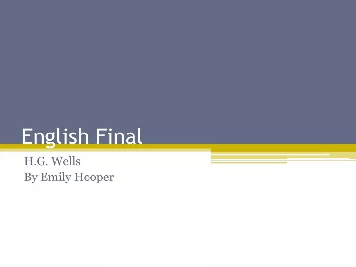 english final