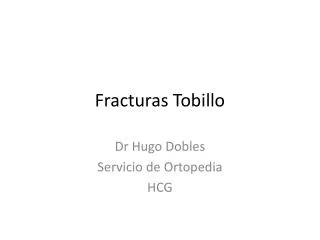 fracturas tobillo