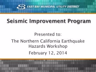 Seismic Improvement Program