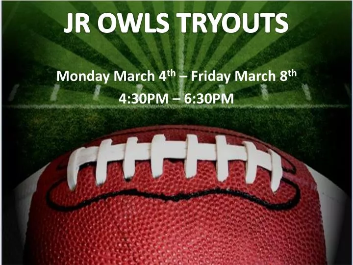 jr owls tryouts