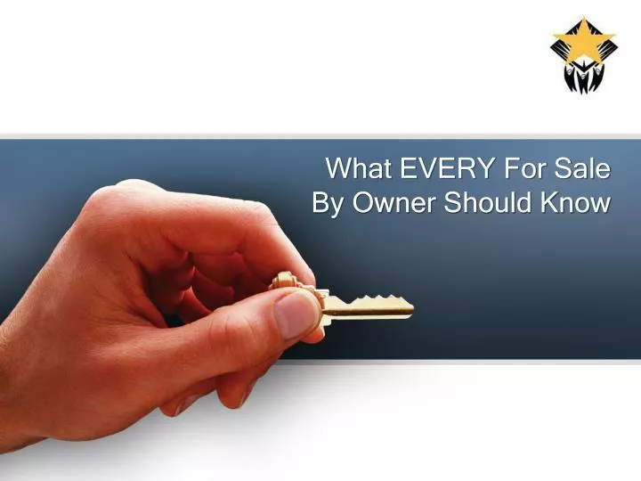 what every for sale by owner should know