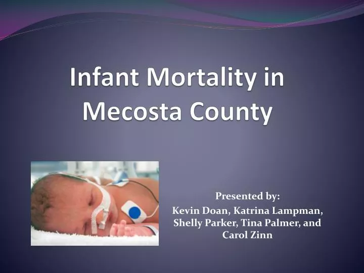 infant mortality in mecosta county