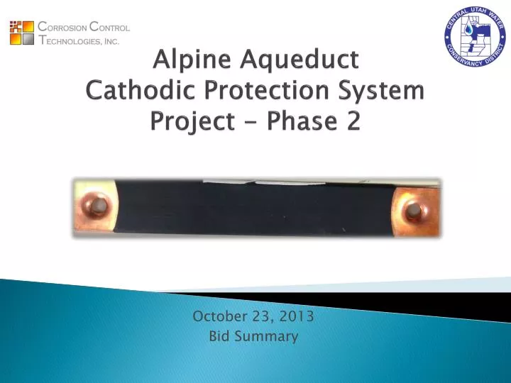 alpine aqueduct cathodic protection system project phase 2