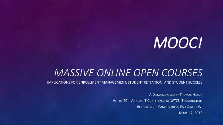 mooc massive online open courses