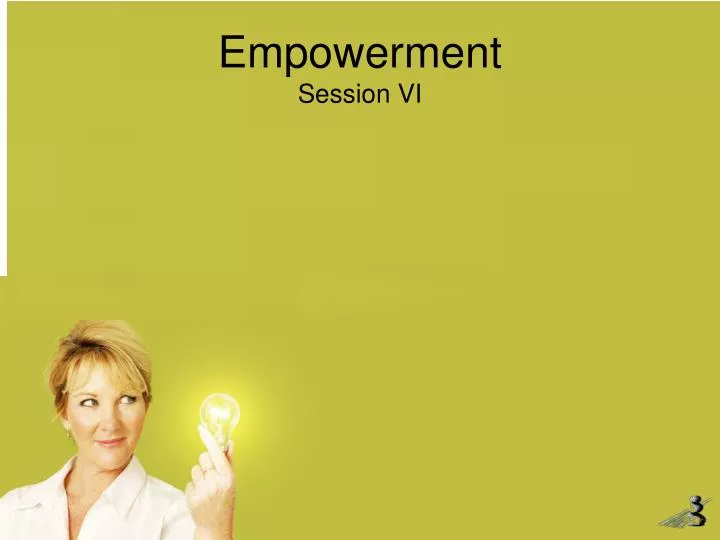 empowerment session vi