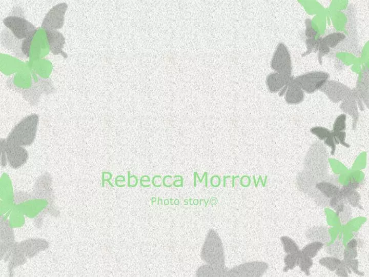 rebecca morrow