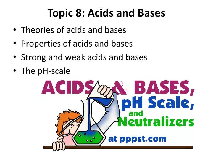 topic 8 acids and bases