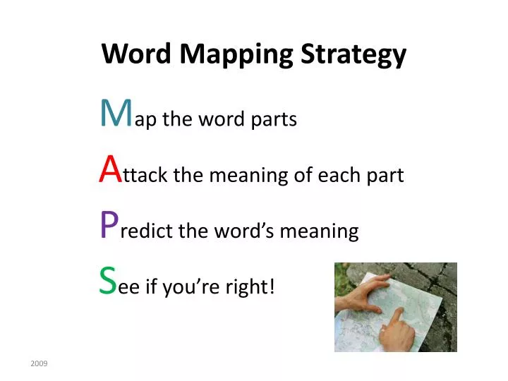 word mapping strategy