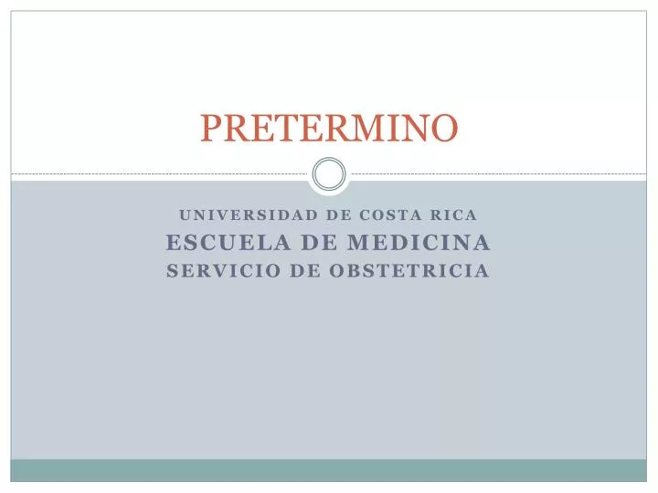 pretermino