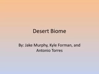 desert biome