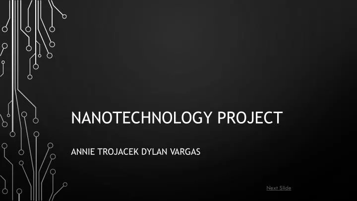 nanotechnology project