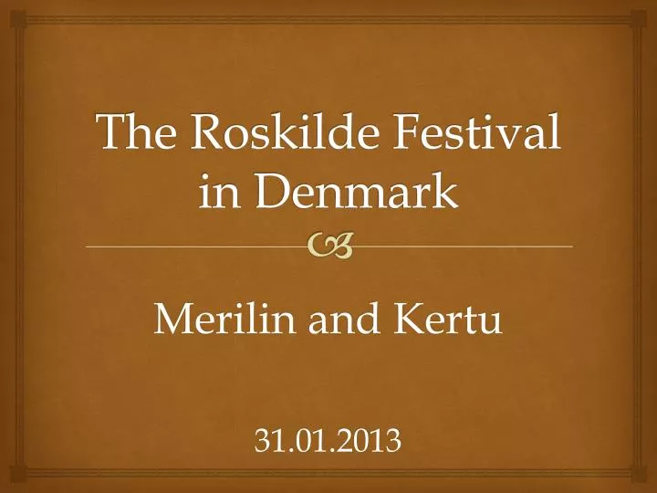 the roskilde festival in denmark
