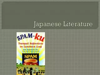 Japanese Literature