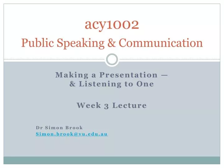 acy1002 public speaking communication