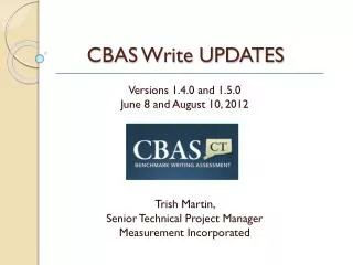 CBAS Write UPDATES