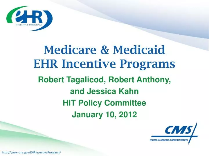 medicare medicaid ehr incentive programs