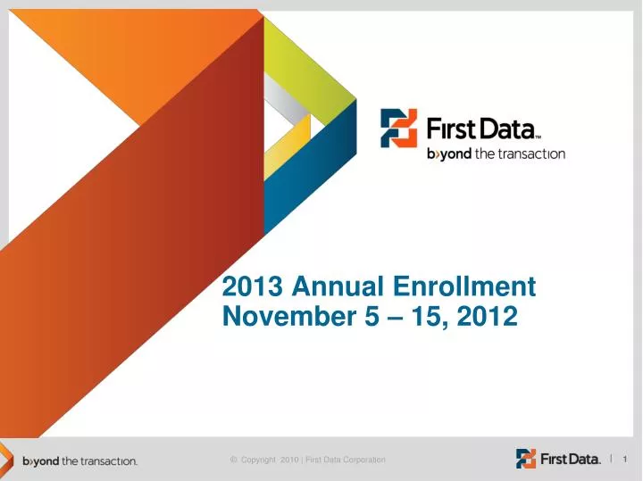 2013 annual enrollment november 5 15 2012