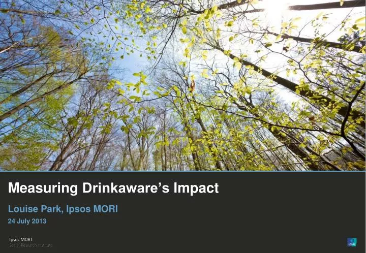 measuring drinkaware s impact