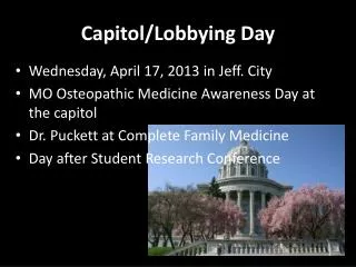 Capitol/Lobbying Day