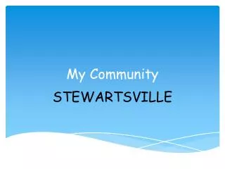my community